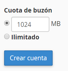 ¿Cómo ampliar la cuota de disco de una cuenta de email?